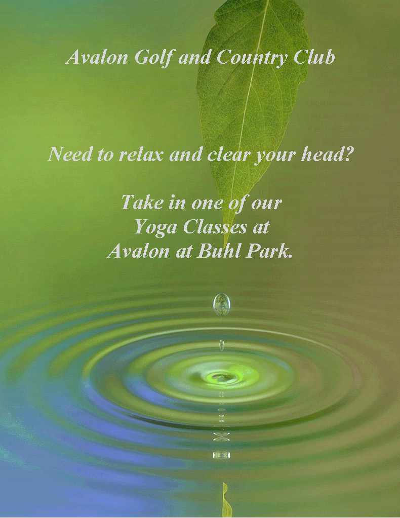 Yoga at Buhl Park Avalon Golf & Country Club